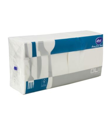 Serwetka 33x33 składana 1/4 2W biała 250szt