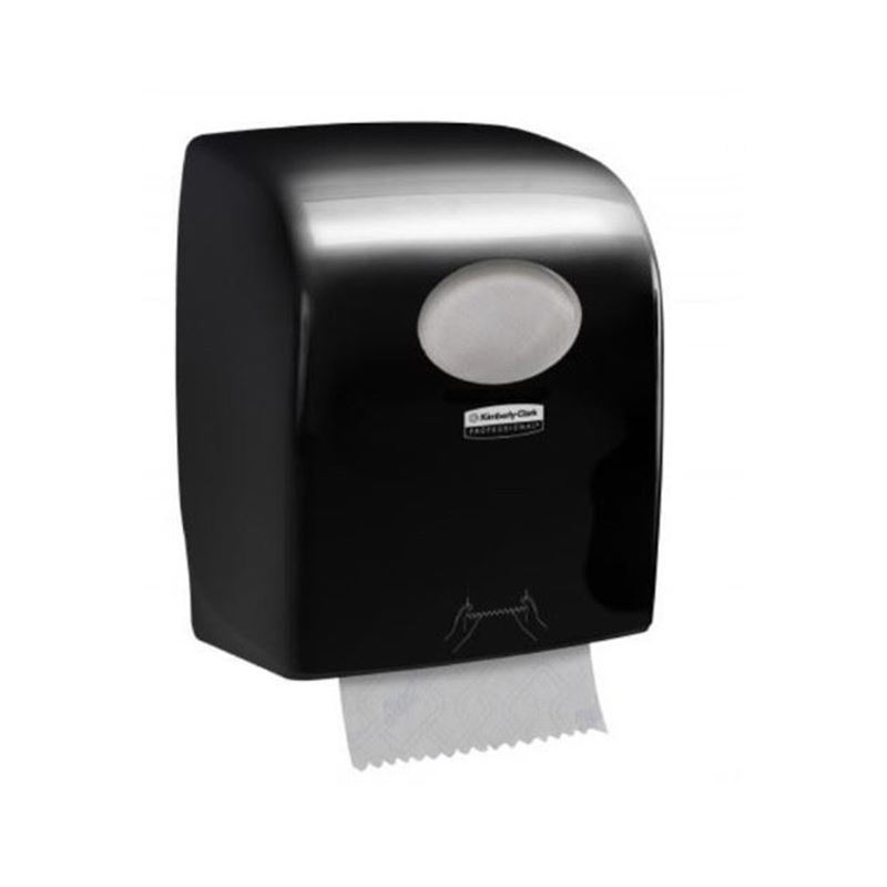 Dozownik, dyspenser czarny do ręczników na rolce 7956 KC