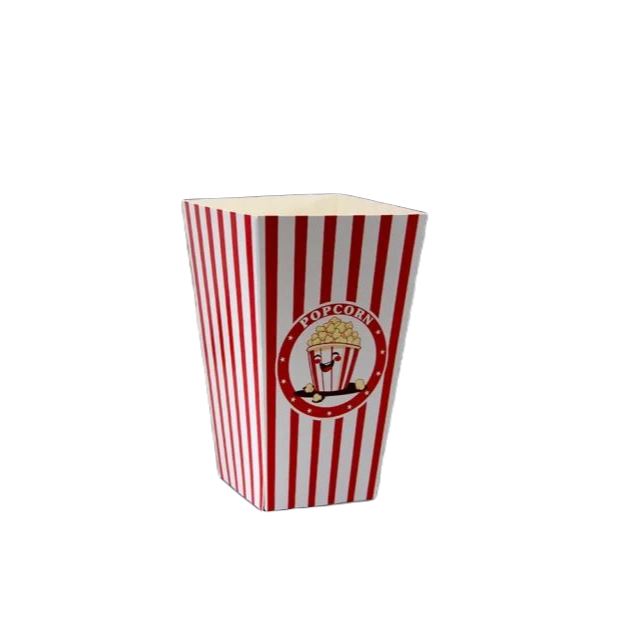 Kubełek czerwono-biały POPCORN 85x85x207 425szt