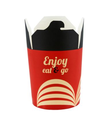 Pojemnik box kebab z nadrukiem 450ml 50szt