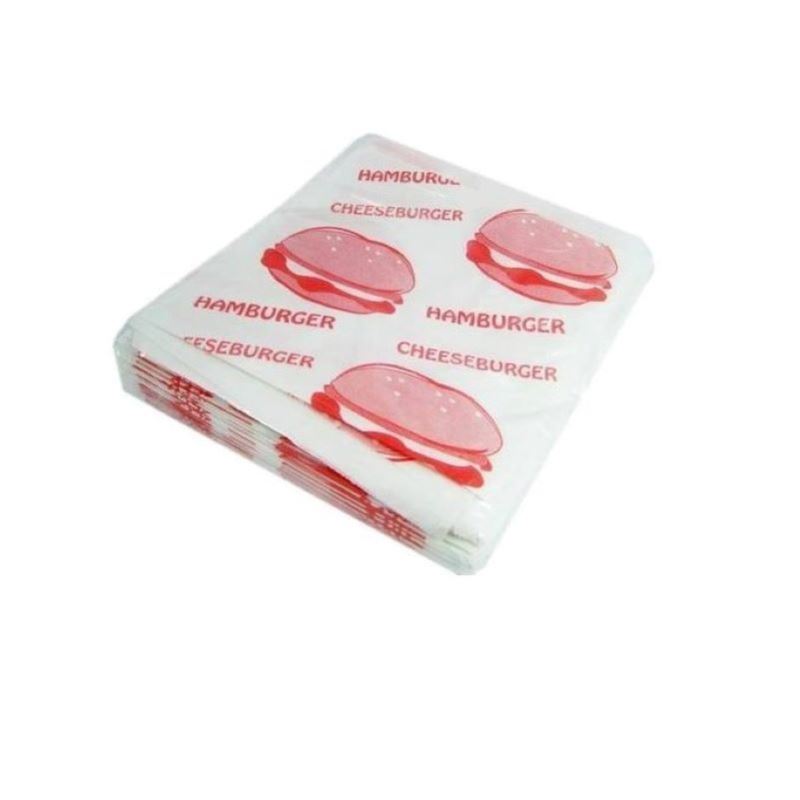 Koperta PE nadruk 15x16cm hamburger Duży 200szt.