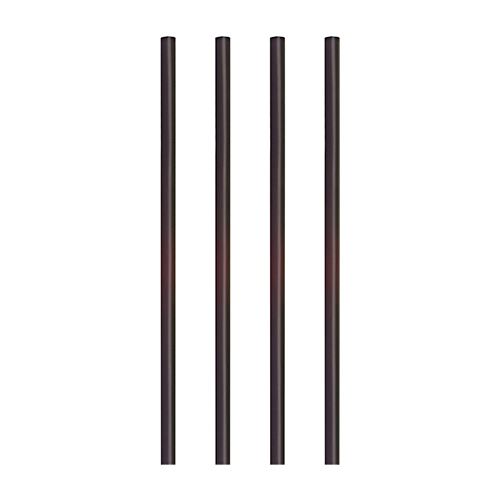 Słomki proste REUSE 7/150mm czarne wielorazowe 500szt