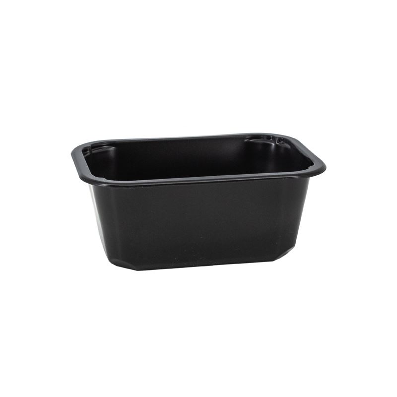 Pojemnik do zgrzewu 160x112x66 czarny 1-dzielny 384szt