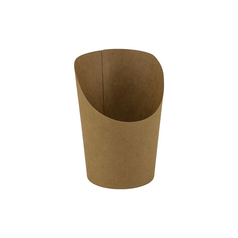 Pojemnik tekturowy na frytki lub wrapa kraft 65szt
