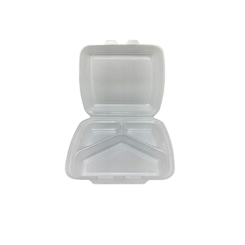 Menu box trzykomorowe biały HP 4/3 TT 200szt