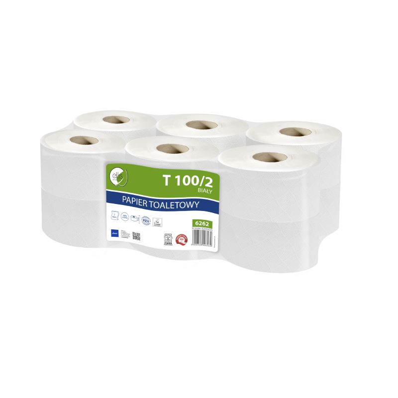 Papier toaletowy celuloza 2-warstwowa fi19 Jumbo 12szt