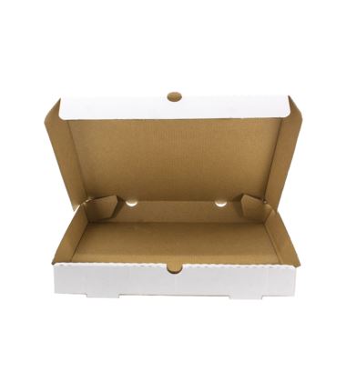 Karton na pizzę 31x31cm biało/szary boki proste 100szt