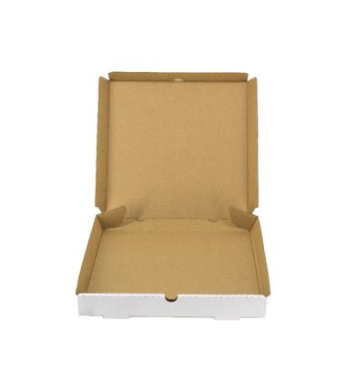 Karton na pizzę 31x31cm biało/szary boki proste 100szt