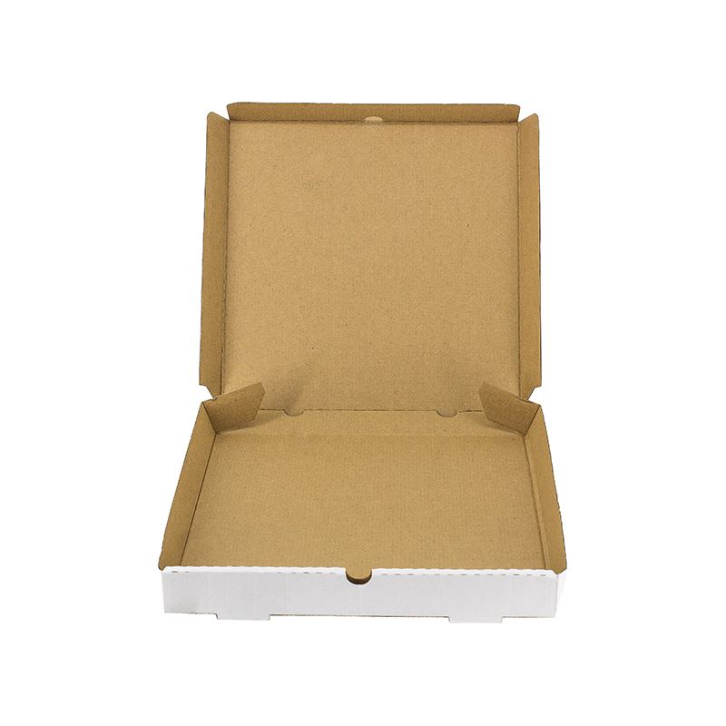 Karton na pizzę 31x31cm biało/szary boki proste 100szt