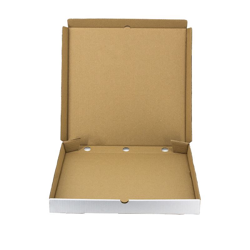 Karton na pizzę 60x60cm biało/szary boki proste 50szt