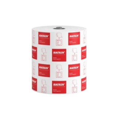 Ręcznik MIDI (matic) biały 2-warstwowy fi19 cm KATRIN 6szt