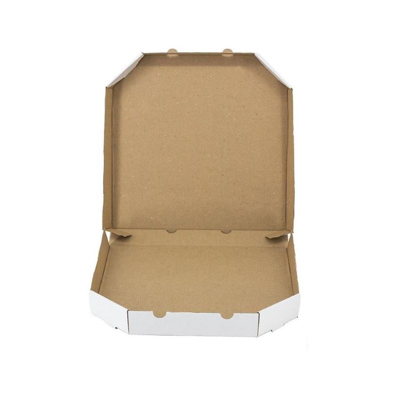 Karton na pizzę 40x40cm biało/szary boki ścięte Szef Poleca 50szt