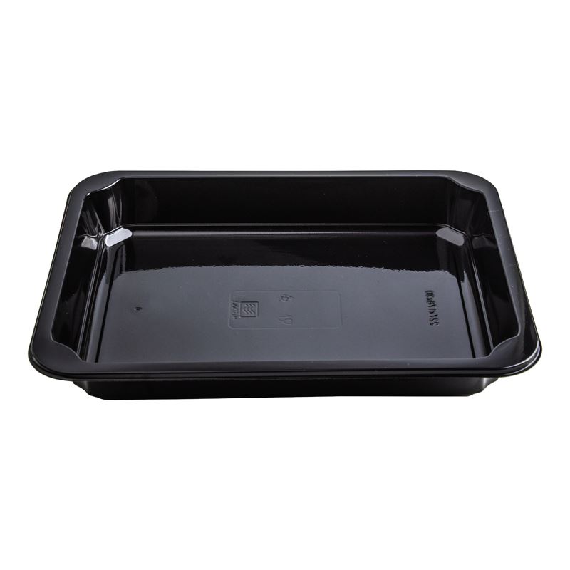 Pojemnik do zgrzewu 227x178x30 czarny 1-dzielny a'700