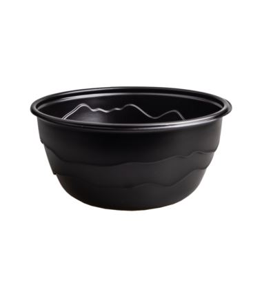 Miska wielorazowa czarna PP 1300ml 20szt Guillin