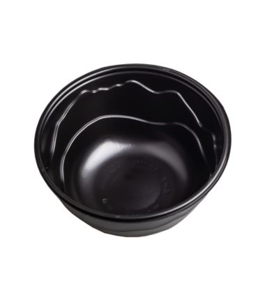 Miska wielorazowa czarna PP 1300ml 20szt Guillin