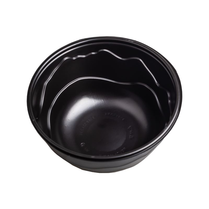 Miska wielorazowa czarna PP 1300ml 20szt Guillin