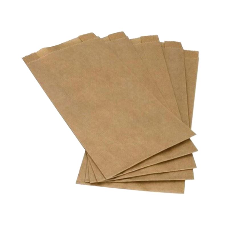 Torba fałdowa papierowa 430/210/80 brąz 1000szt