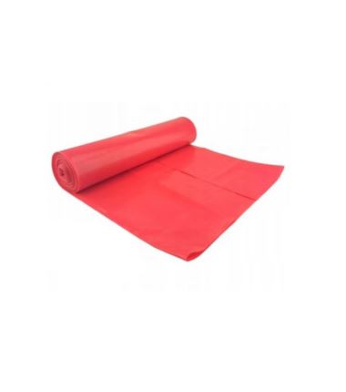 Worki na śmieci 120l LDPE czerwone 40my a'25