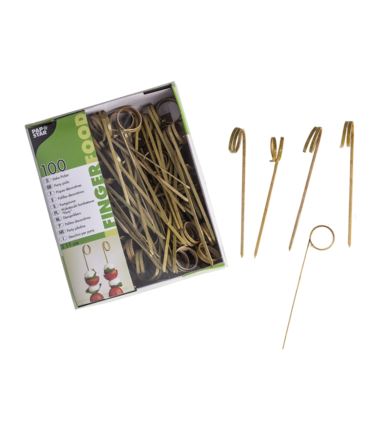 Patyczki fingerfood bambusowe TWISTER 11cm 81007 100szt