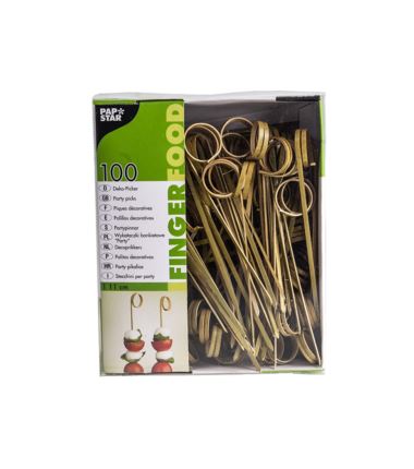 Patyczki fingerfood bambusowe TWISTER 11cm 81007 100szt