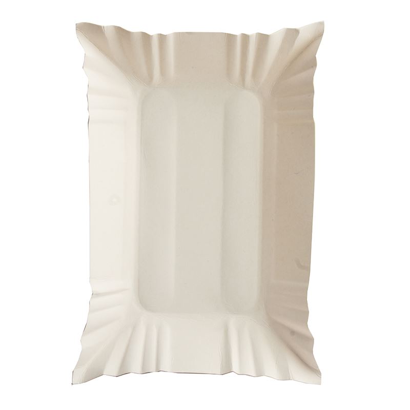 Tacka papierowa prostokątna biała 14x20cm 500szt