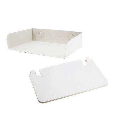 Papierowe szufelki do ciast i tortów 18x25x6cm 100szt