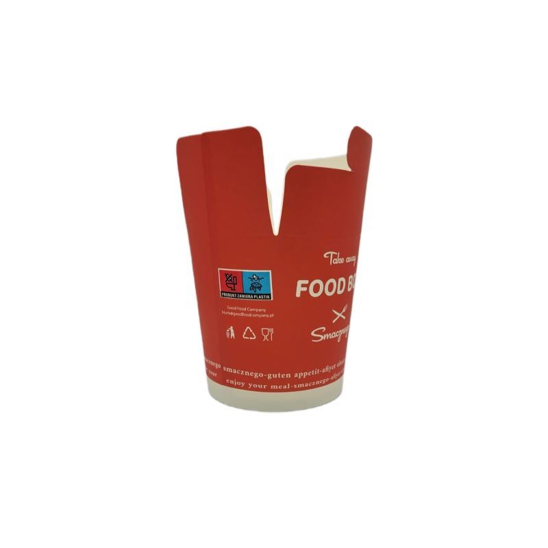 Pojemnik kebab Food Box 500ml czerwony 50szt