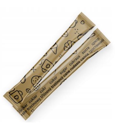 Cukier trzcinowy w paluszkach IKONY 4g 1000szt