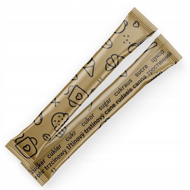 Cukier trzcinowy w paluszkach IKONY 4g 1000szt