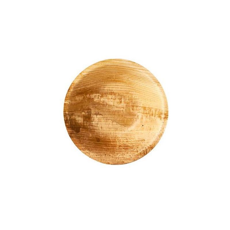 Talerz ekologiczny okrągły- liść palmowy 200ml 13cm 25szt