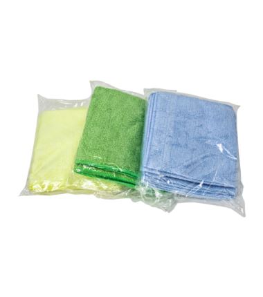 Ścierka z mikrofibry 30x30 cm 50szt żółta