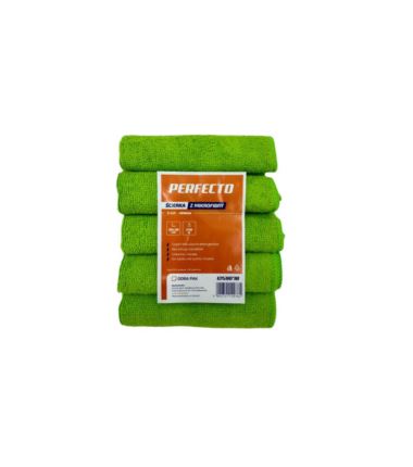 Ścierka z mikrofibry 30x30 cm 5szt zielona Perfecto