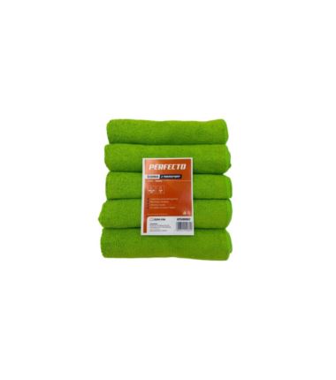 Ścierka z mikrofibry 40x40 cm 5szt zielona Perfecto