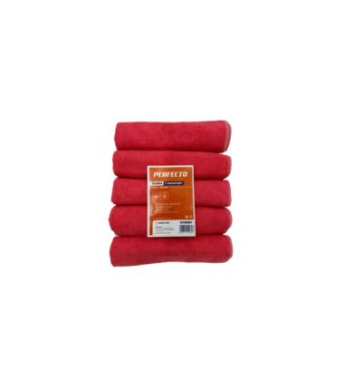 Ścierka z mikrofibry 40x40cm czerwona 5szt Perfecto