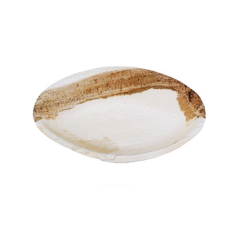 Talerz ekologiczny owalny- liść palmowy 18x11,5cm 25szt