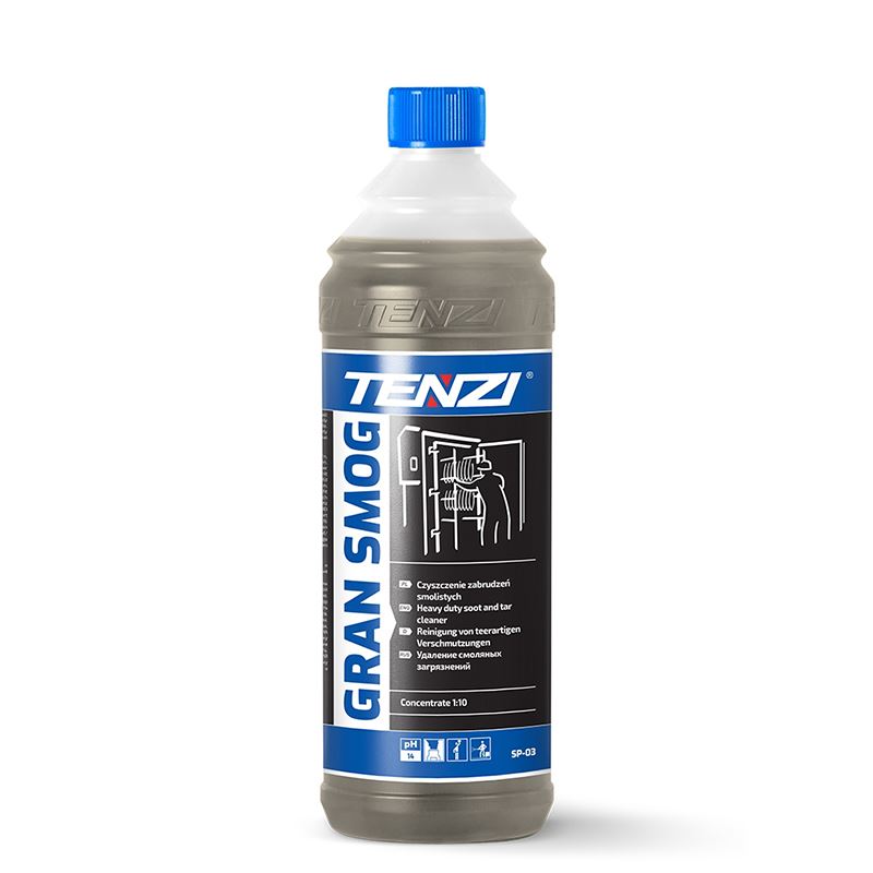 Koncentrat do czyszczenia grilla i zabrudzeń smolistych 1L Gran Smog Tenzi