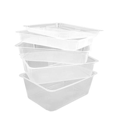 Pojemnik do zgrzewu transparentny PP 260x190x95mm 300szt Guillin