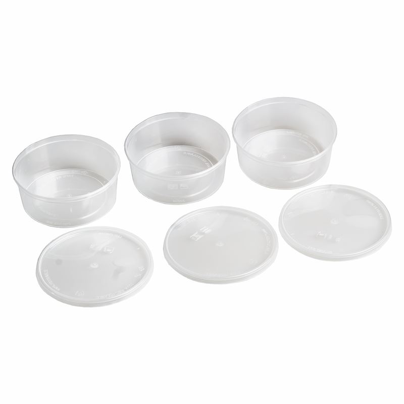 Pojemnik PP fi125 350ml transparentny + przykrywka PRE125350CV8C 25szt