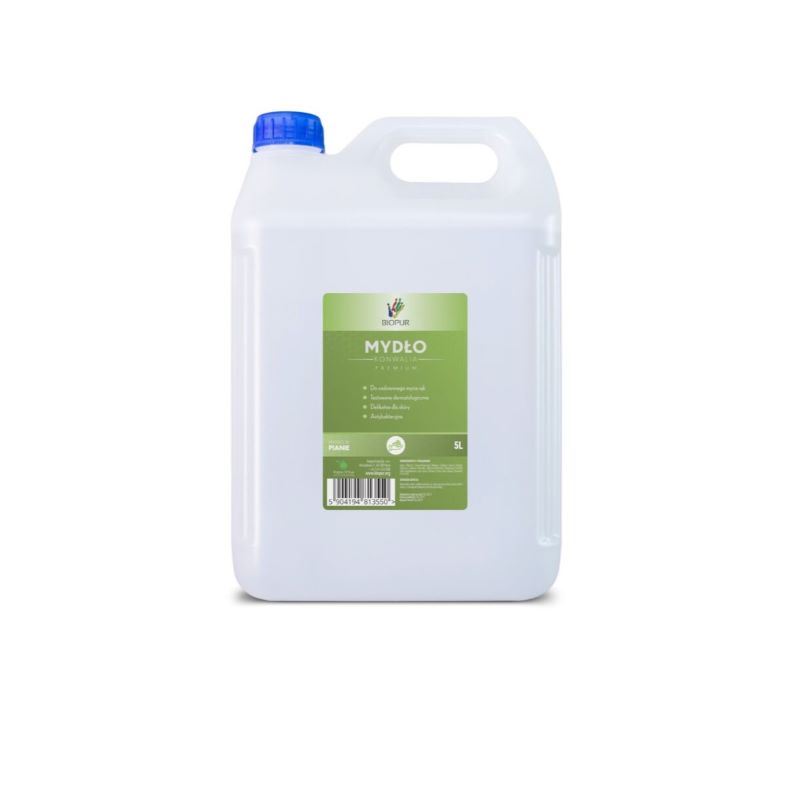 Mydło w płynie 5l piana Biopur