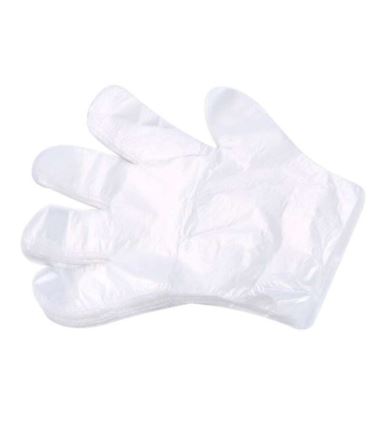 Rękawiczki foliowe HDPE uniwersalne 100szt