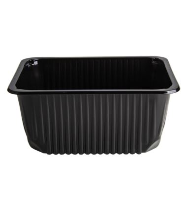 Pojemnik do zgrzewu czarny rychlowany TP 227/178/100 1dz 260szt