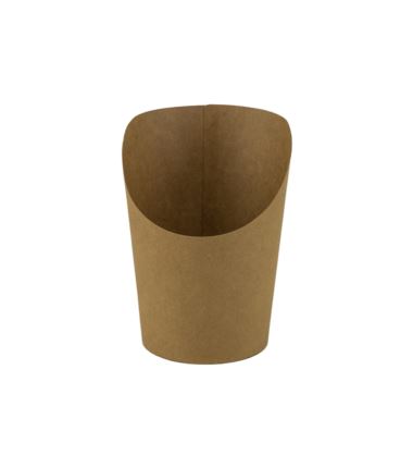 Pojemnik tekturowy na frytki lub wrapa kraft 65szt