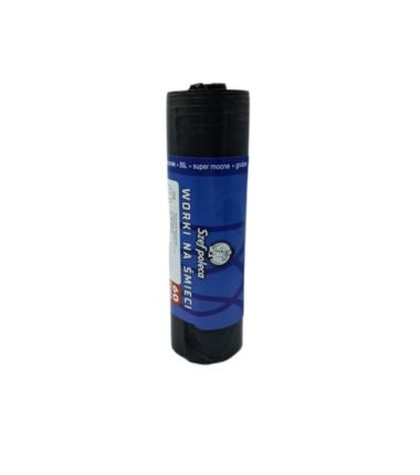 Worki na śmieci 60l LDPE czarne Szef Poleca 10szt