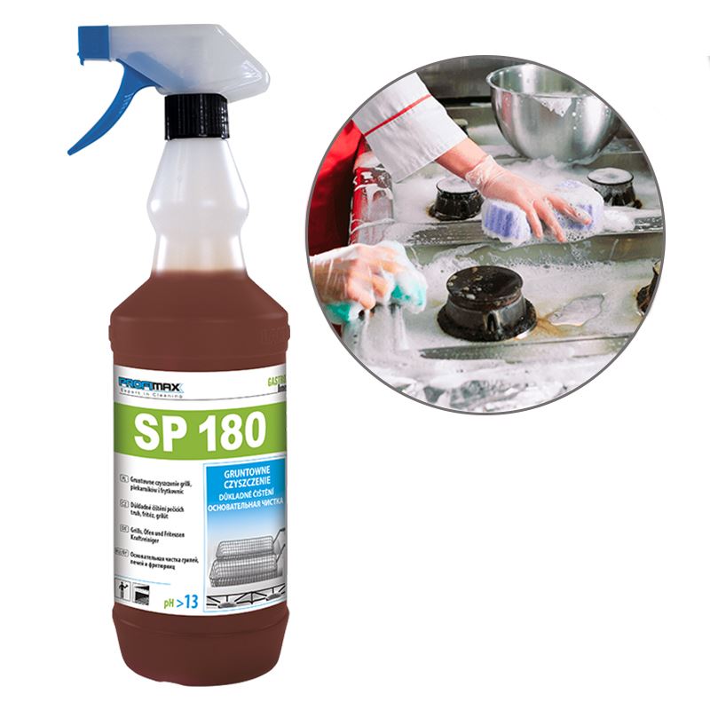Płyn do usuwania silnych przypaleń z tłuszczu PROFIMAX SP180 1L