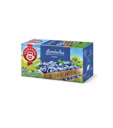 Herbata Blueberry Borówkowa ekspresowa owocowa 20szt