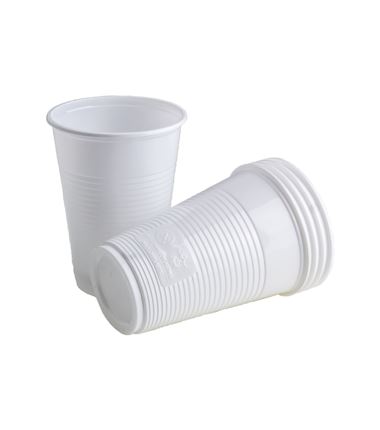Kubek plastikowy PP 70mm 200ml biały 100szt