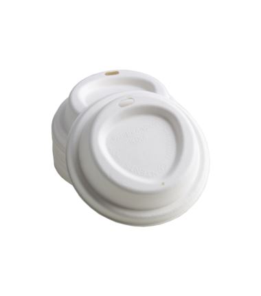 Dekiel z trzciny cukrowej pulpa 90mm biały 50szt