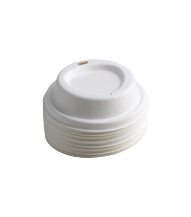 Dekiel z trzciny cukrowej pulpa 90mm biały 50szt