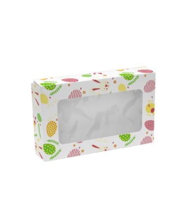 Kart. pudełko Wielkanoc z oknem 125/210/70 a'180