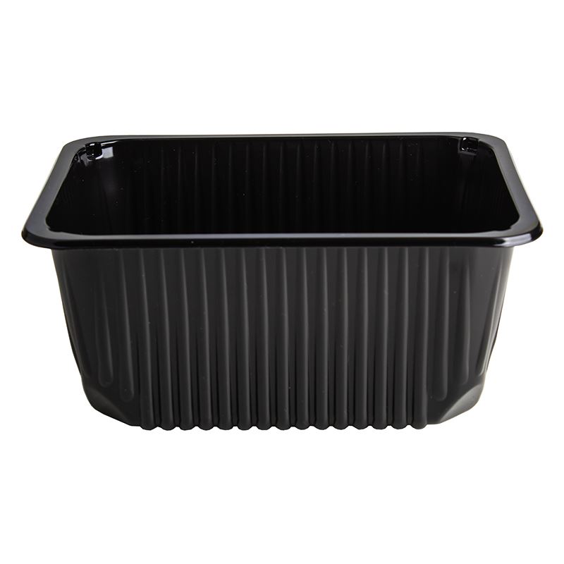 Pojemnik do zgrzewu czarny rychlowany TP 227/178/100 1dz 260szt